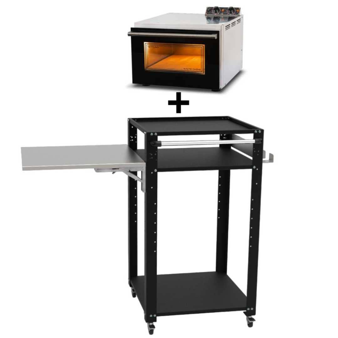 Combo Forno Macte Ovens mod Nettuno + Carrello Space One Pizza - Macte s.r.l.s.