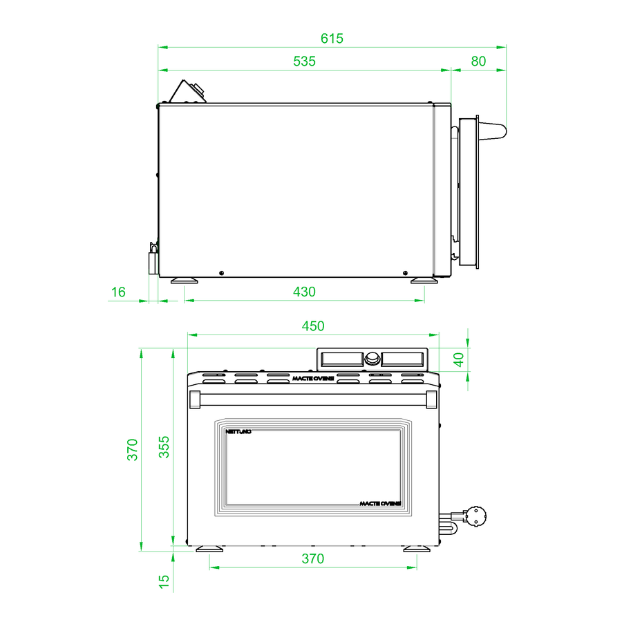 Macte Ovens Nettuno ADVANCED | Forno pizza elettrico