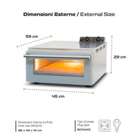 Macte Ovens Voyager TWIN | Forno elettrico per pizza e pane
